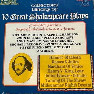 Vintage Library of Shakespeare Plays LP’s **Read Below**